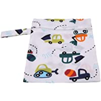 Cochecito bolso colgante de una sola capa bolsa de pañales de almacenamiento de la cremallera bolsas de pañales azul…